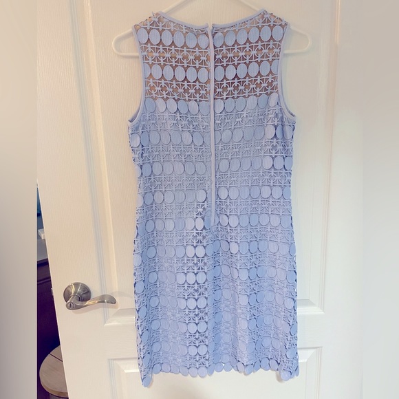 Lauren periwinkle dress with lace detail - Picture 3 of 4